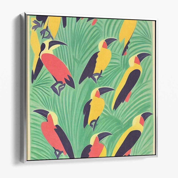 Nature's Living Canvas: Vibrant Nature-Inspired Canvas Art Print