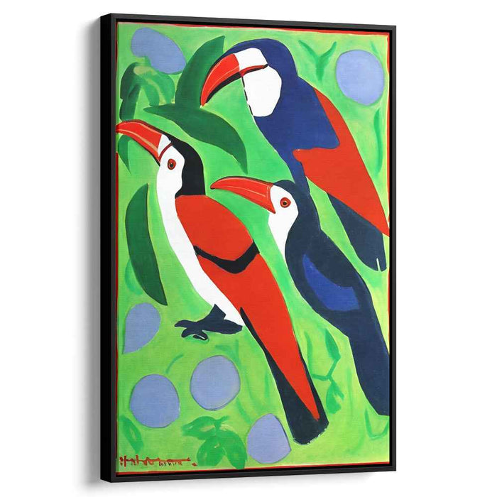 Epic Fauna Scene: Vibrant Wildlife Canvas Art Print