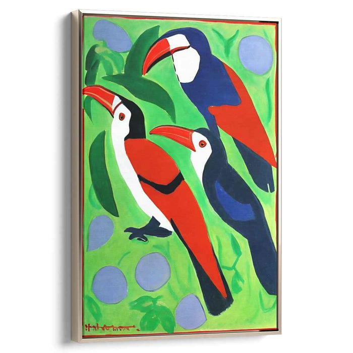 Epic Fauna Scene: Vibrant Wildlife Canvas Art Print