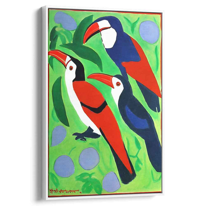 Epic Fauna Scene: Vibrant Wildlife Canvas Art Print