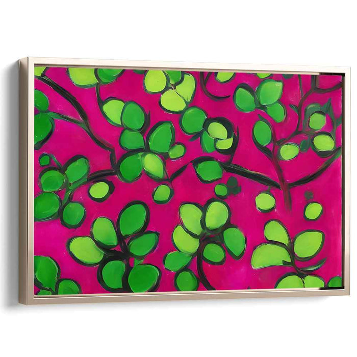 Modern Flora Fusion: Contemporary Botanical Canvas Art