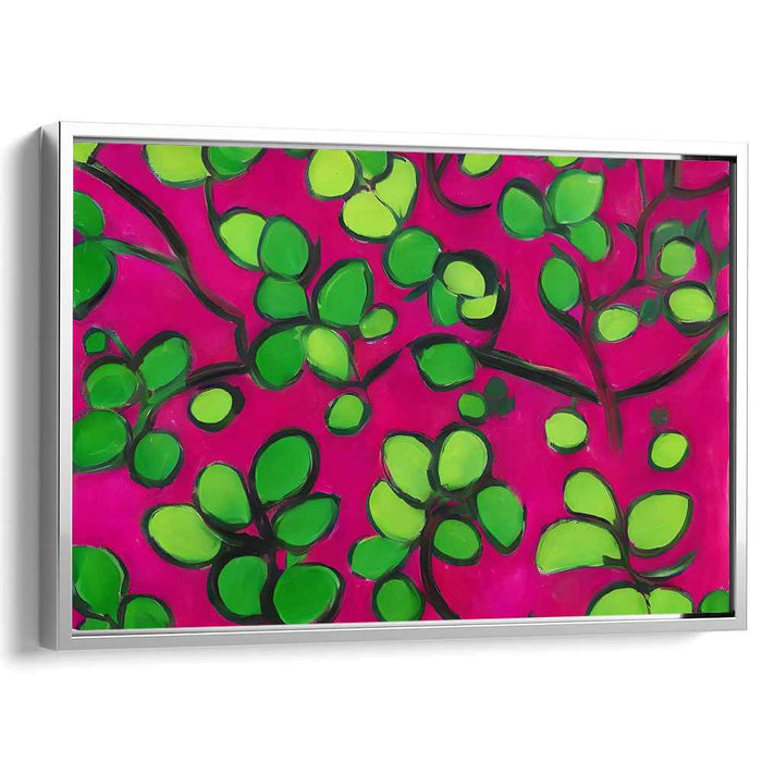 Modern Flora Fusion: Contemporary Botanical Canvas Art