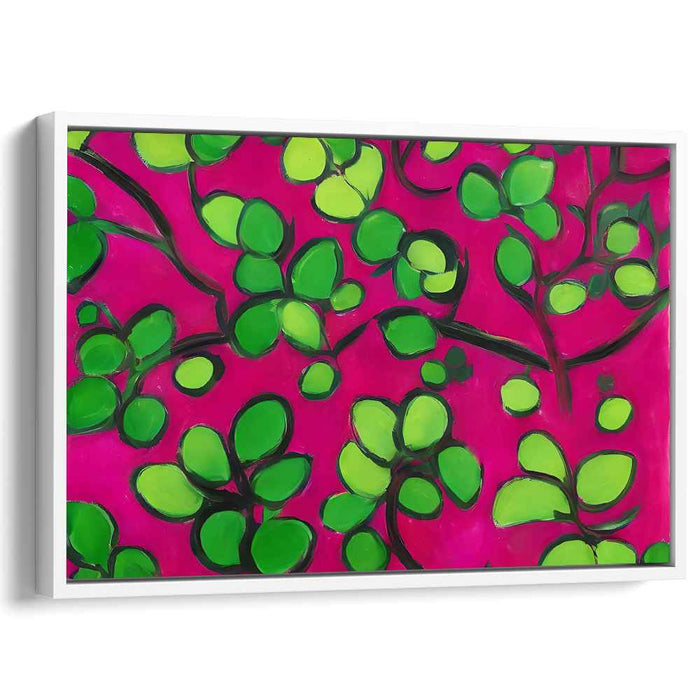 Modern Flora Fusion: Contemporary Botanical Canvas Art