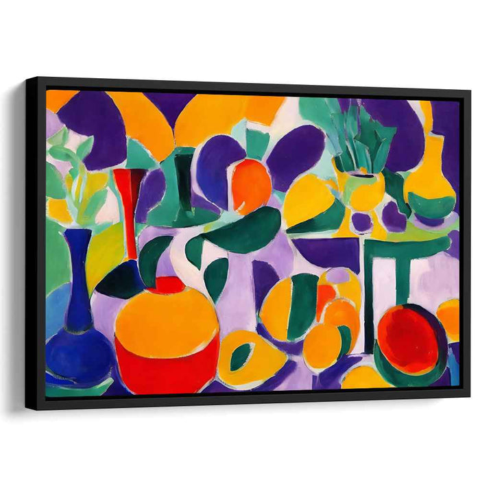 Frozen in Silence: Abstract Still Life Canvas Art Print