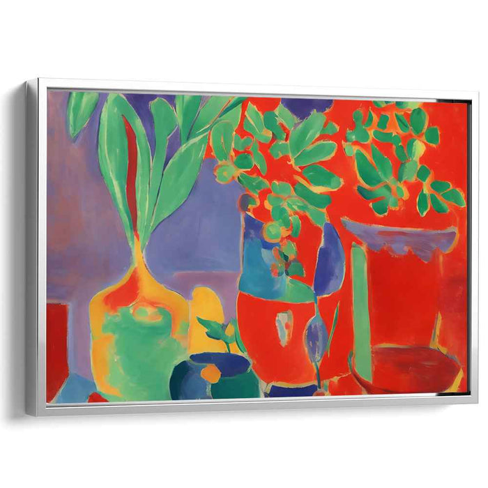 Fauvist Bounty Study: Fauvist Inspired Still Life Canvas Art Print