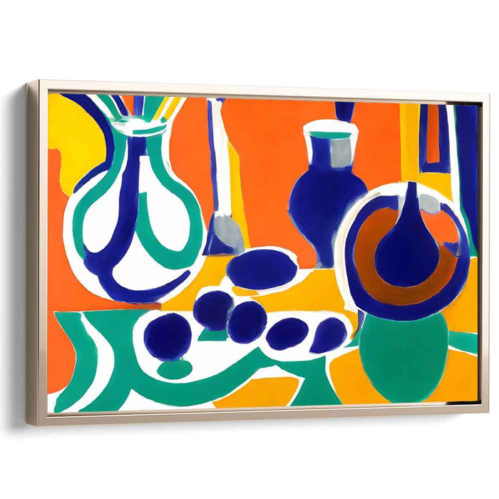 Chromatic Jungle Serenade: Fauvist Still Life with Vivid Colors