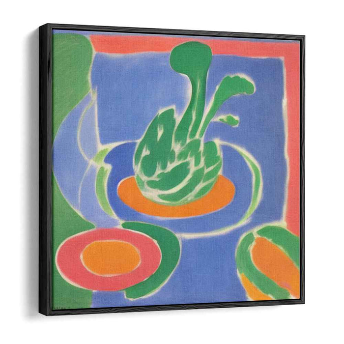 Spectrum Splash Dance: Vibrant Fauvist Color Burst Canvas Art Print