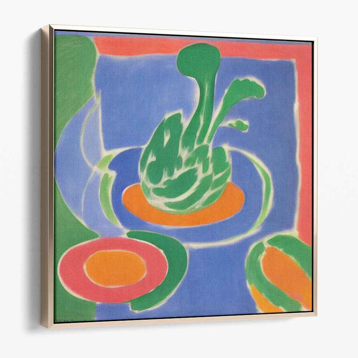 Spectrum Splash Dance: Vibrant Fauvist Color Burst Canvas Art Print