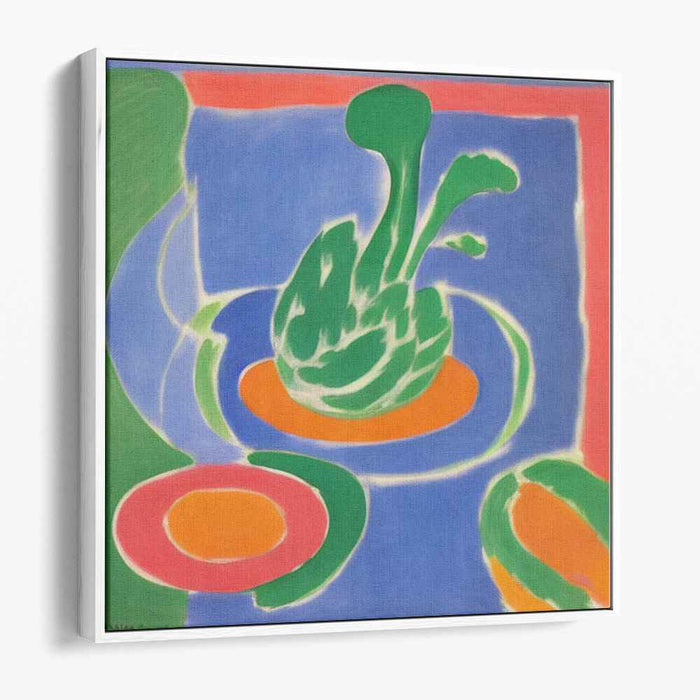 Spectrum Splash Dance: Vibrant Fauvist Color Burst Canvas Art Print