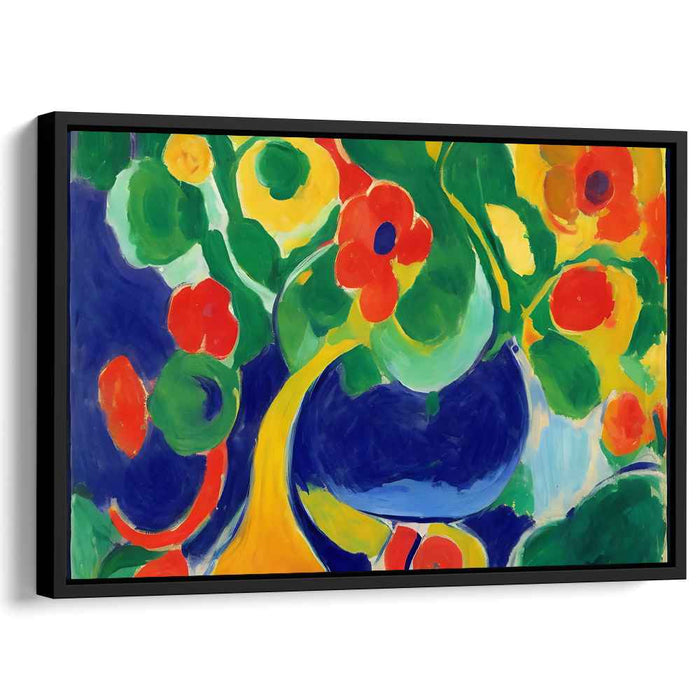 Prismatic Expression: Colorful Fauvist-Inspired Canvas Art Print