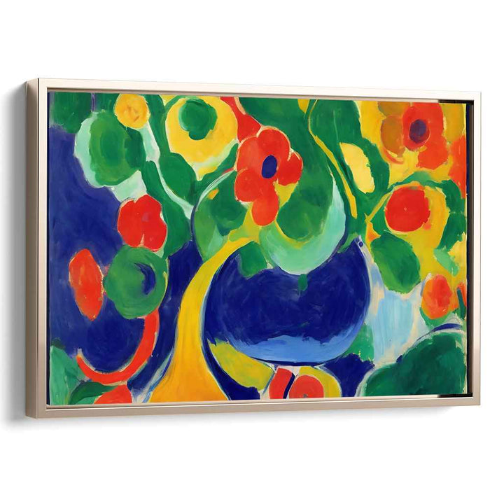 Prismatic Expression: Colorful Fauvist-Inspired Canvas Art Print