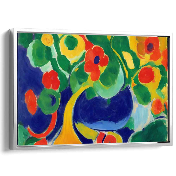 Prismatic Expression: Colorful Fauvist-Inspired Canvas Art Print