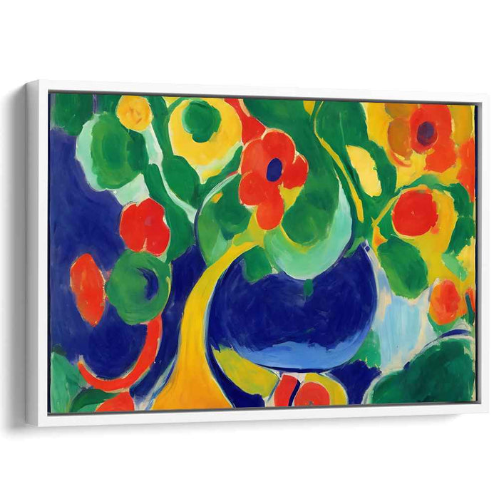 Prismatic Expression: Colorful Fauvist-Inspired Canvas Art Print