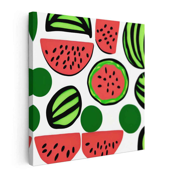 Neon Dream Dance: Vibrant Pop Art Inspired Canvas Print