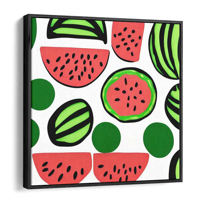 Neon Dream Dance: Vibrant Pop Art Inspired Canvas Print