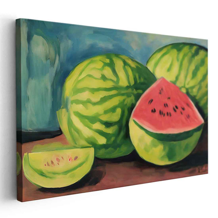 Colorful Life Symphony: Vibrant Still Life Canvas Art Print