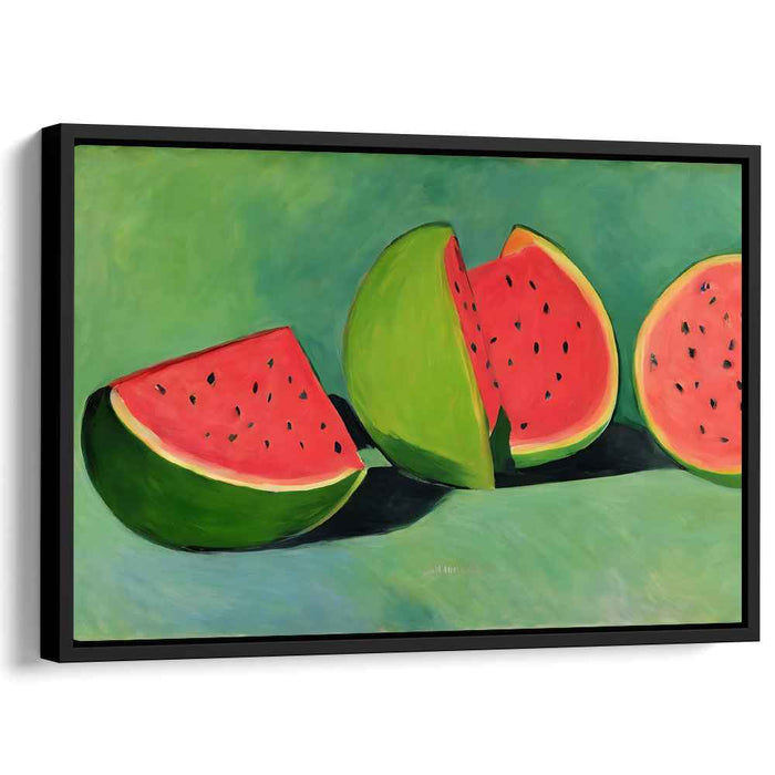 Sunburst Harvest Hues: Vibrant Summer Fruit Canvas Art