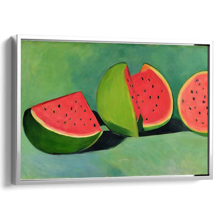 Sunburst Harvest Hues: Vibrant Summer Fruit Canvas Art