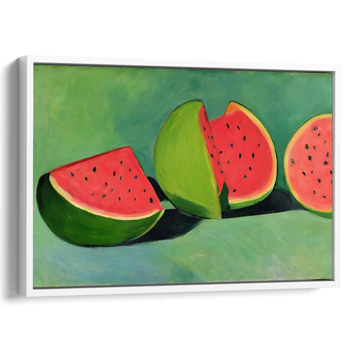 Sunburst Harvest Hues: Vibrant Summer Fruit Canvas Art