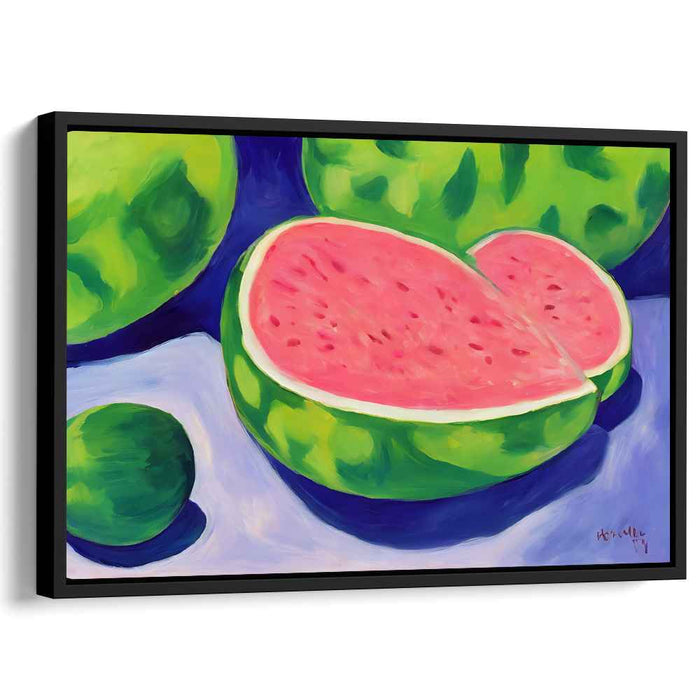 Juicy Melody Bursting Colors: Vibrant Summer Fruit Canvas Art