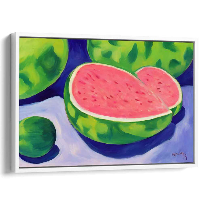 Juicy Melody Bursting Colors: Vibrant Summer Fruit Canvas Art