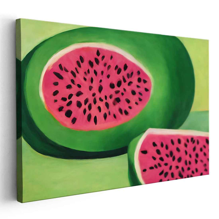 Color Bursting Culinary Experience: Vibrant Kitchen Canvas Art Print