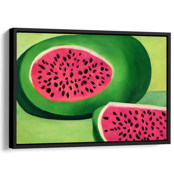 Color Bursting Culinary Experience: Vibrant Kitchen Canvas Art Print