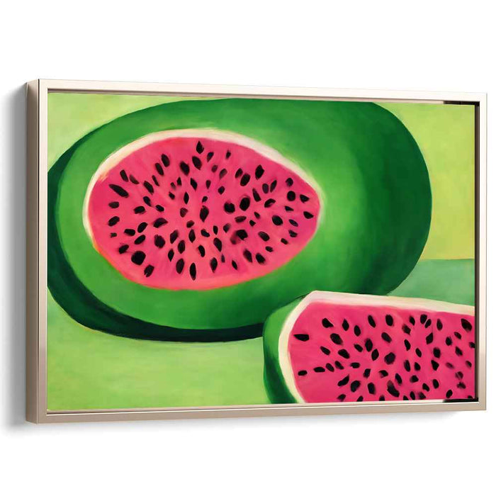 Color Bursting Culinary Experience: Vibrant Kitchen Canvas Art Print