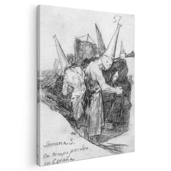 Holy Week in Spain in Times Past (1824) by Francisco Goya