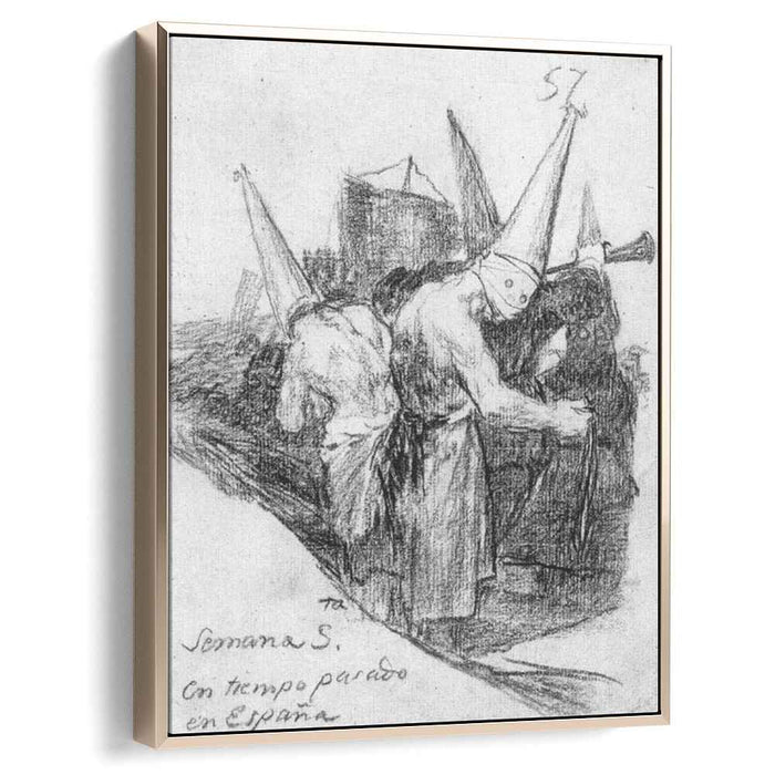 Holy Week in Spain in Times Past (1824) by Francisco Goya