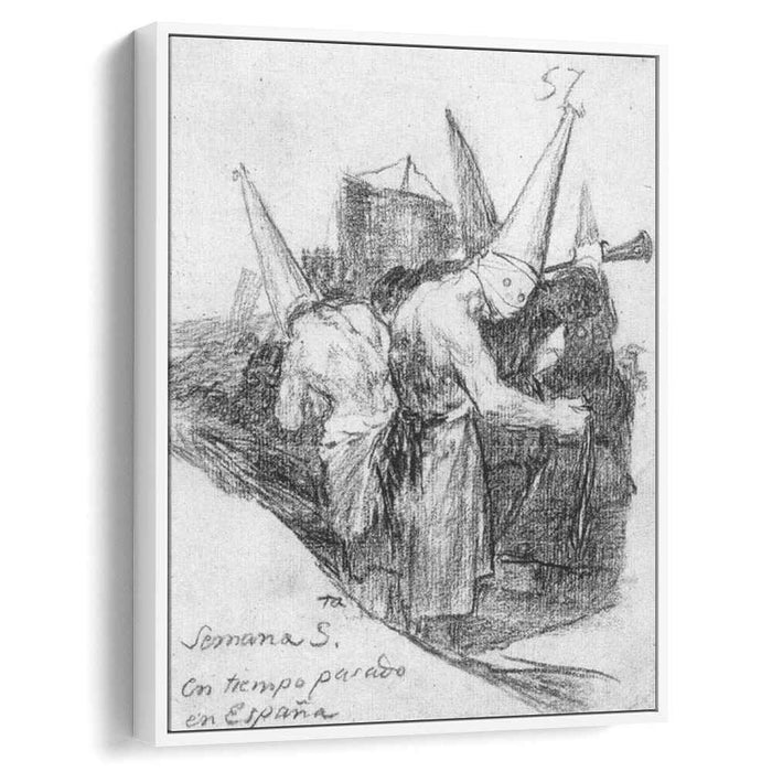 Holy Week in Spain in Times Past (1824) by Francisco Goya