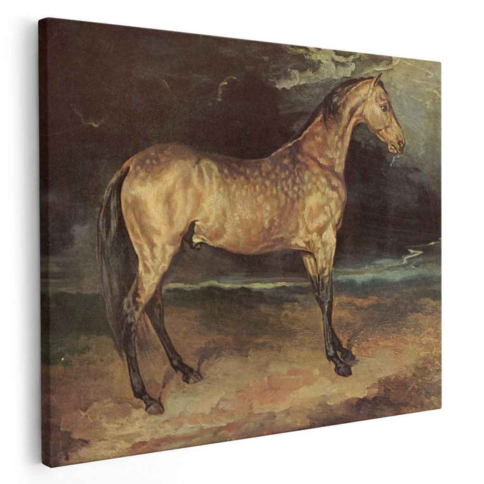 A Horse frightened by Lightning (1814) by Théodore Géricault