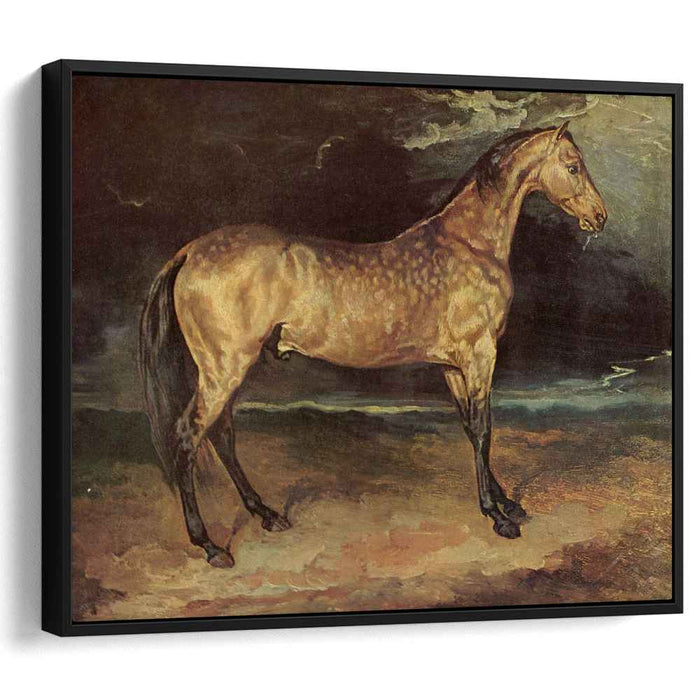A Horse frightened by Lightning (1814) by Théodore Géricault