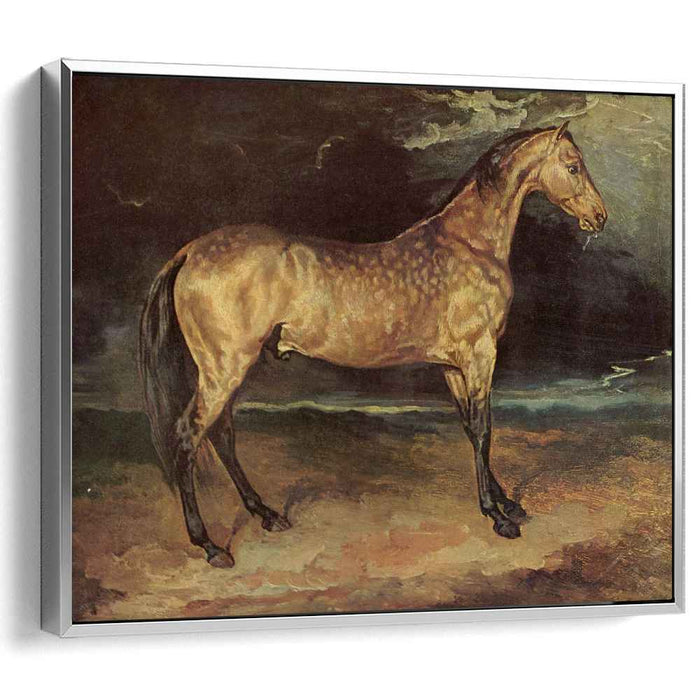 A Horse frightened by Lightning (1814) by Théodore Géricault