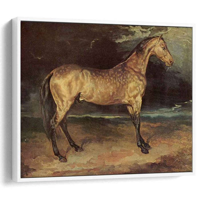 A Horse frightened by Lightning (1814) by Théodore Géricault
