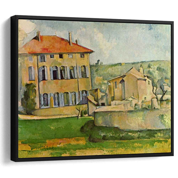 House and Farm at Jas de Bouffan (1887) by Paul Cezanne