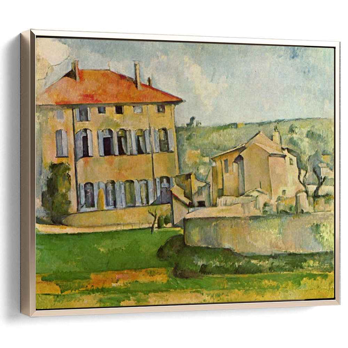 House and Farm at Jas de Bouffan (1887) by Paul Cezanne