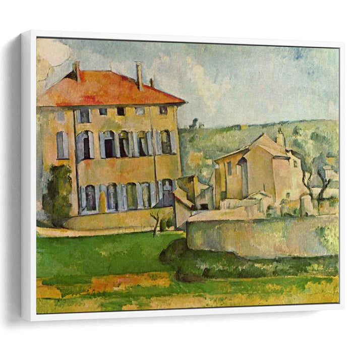 House and Farm at Jas de Bouffan (1887) by Paul Cezanne
