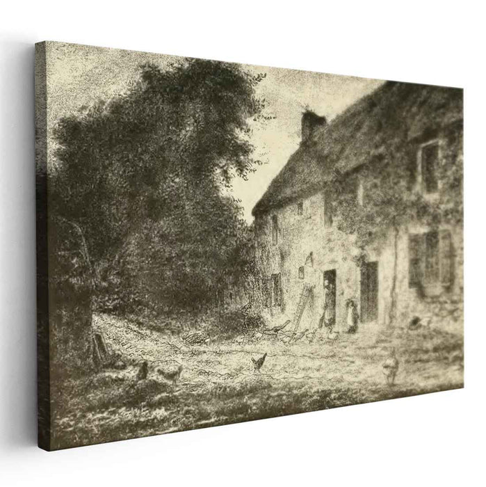 House birthplace Millet by Jean-Francois Millet