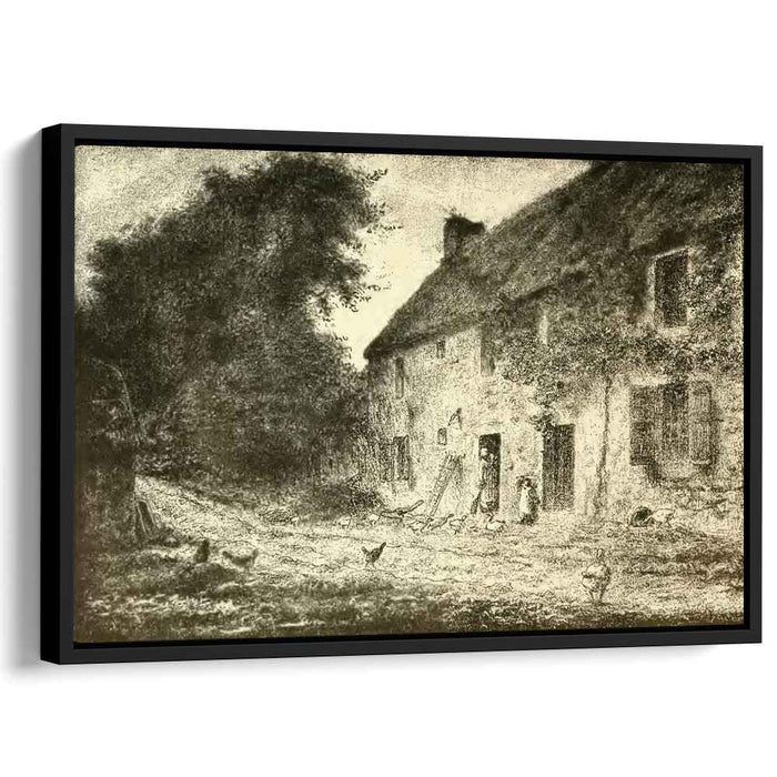 House birthplace Millet by Jean-Francois Millet