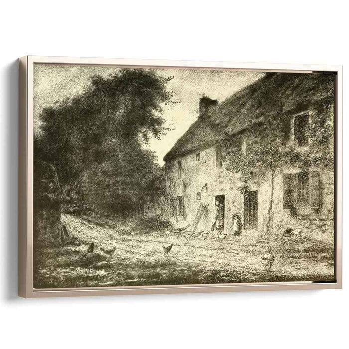 House birthplace Millet by Jean-Francois Millet