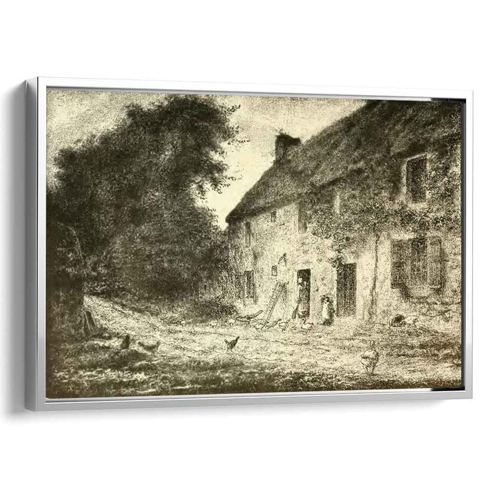 House birthplace Millet by Jean-Francois Millet