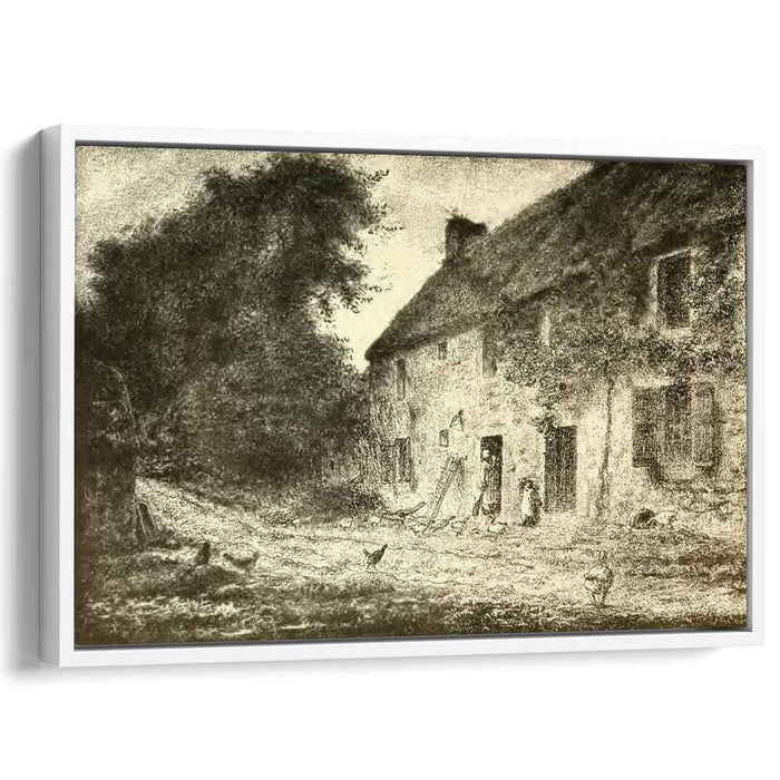 House birthplace Millet by Jean-Francois Millet