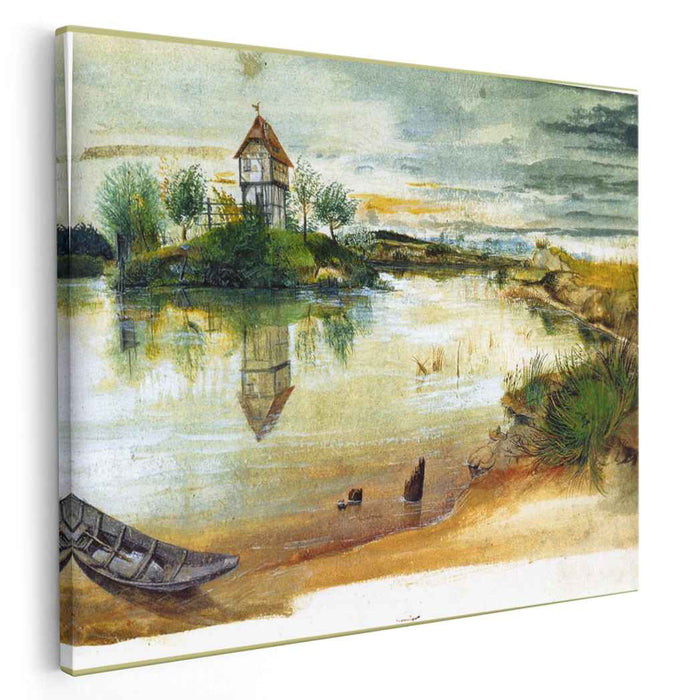 House by a Pond (1496) by Albrecht Durer