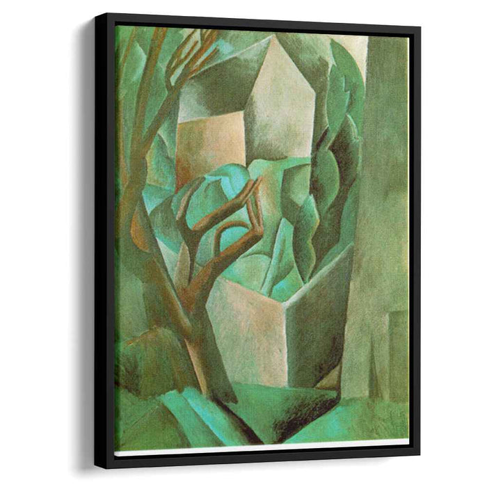 House in the garden (1908) by Pablo Picasso