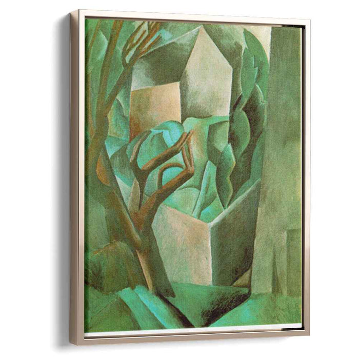 House in the garden (1908) by Pablo Picasso