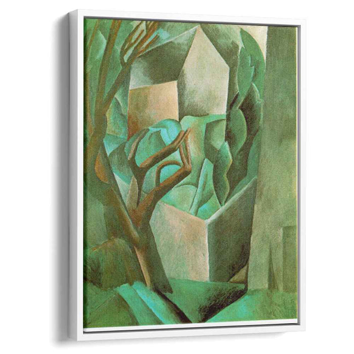 House in the garden (1908) by Pablo Picasso