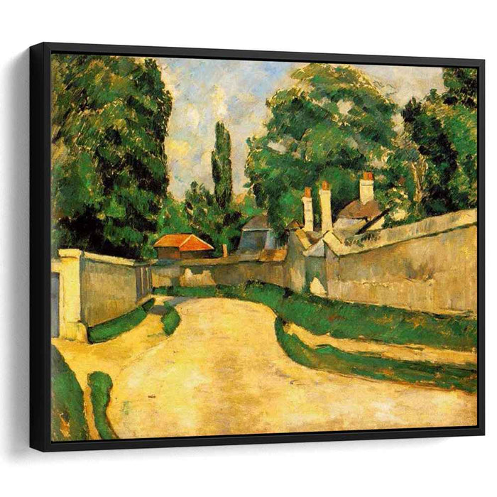 Houses Along a Road (1881) by Paul Cezanne