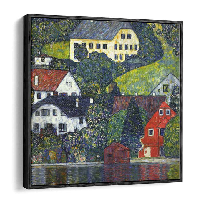 Houses at Unterach on the Attersee (1916) by Gustav Klimt