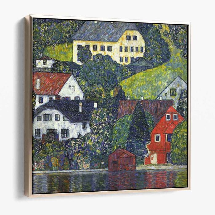 Houses at Unterach on the Attersee (1916) by Gustav Klimt